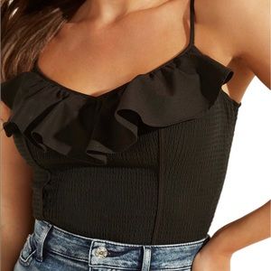 Guess Adrianna Smocked Top